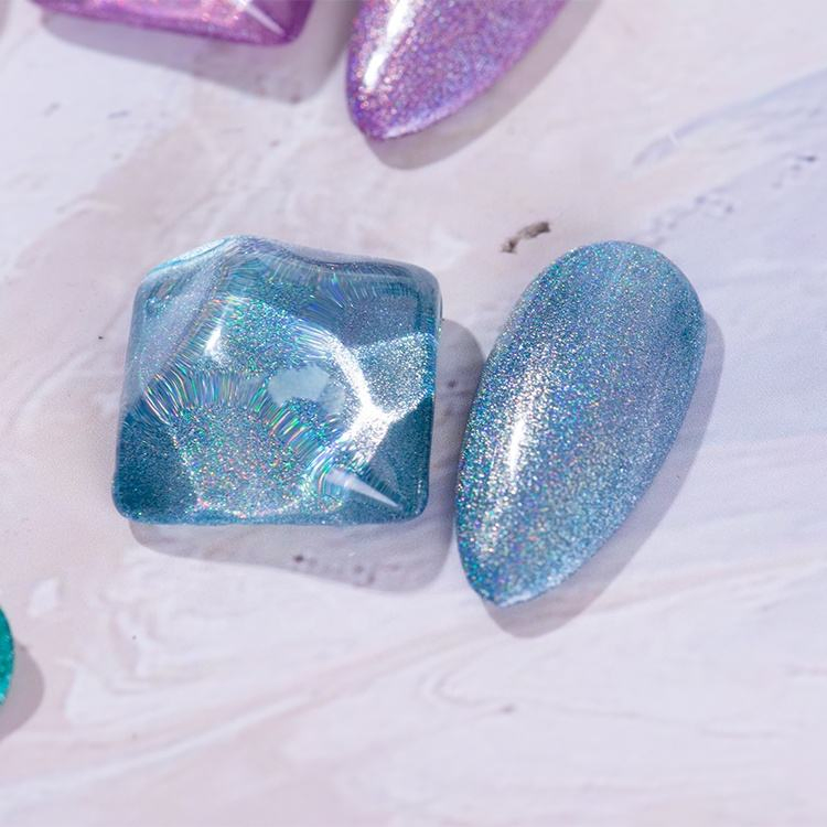 RS Nail Rainbow Gel Polish 15ml Magnet Holographic Nail Gel Nail Art UV Gel Polish
