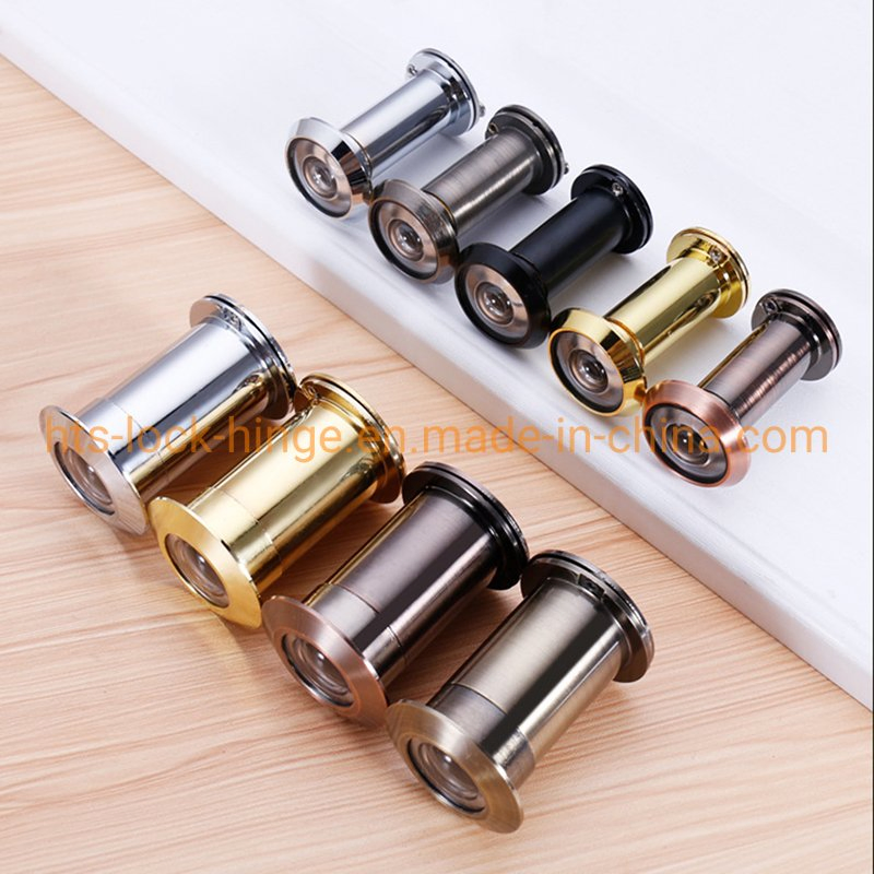 Door Scopes 200 Degree Wide Angle with Rotating Privacy Cover by Zinc Alloy Door Viewer