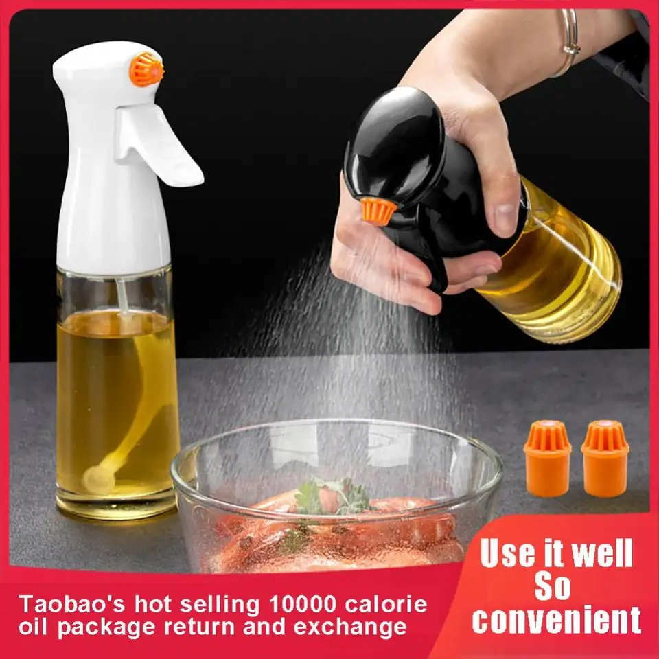 Durable Plastic 200ml Oil Spray Bottle Bottle for Kitchen Tools