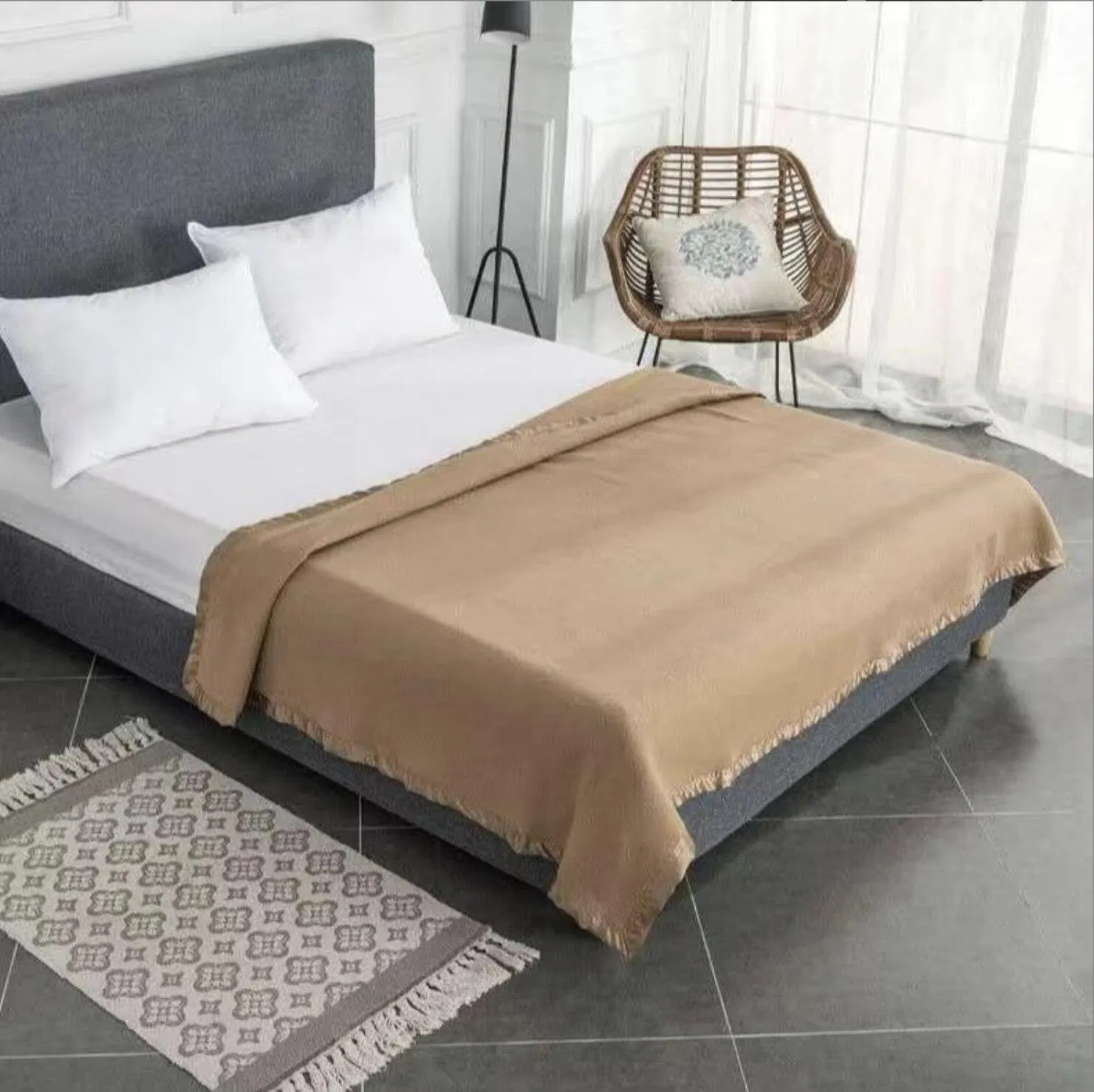 Disaster Relief Blankets Polyester Woven Fleece Blankets