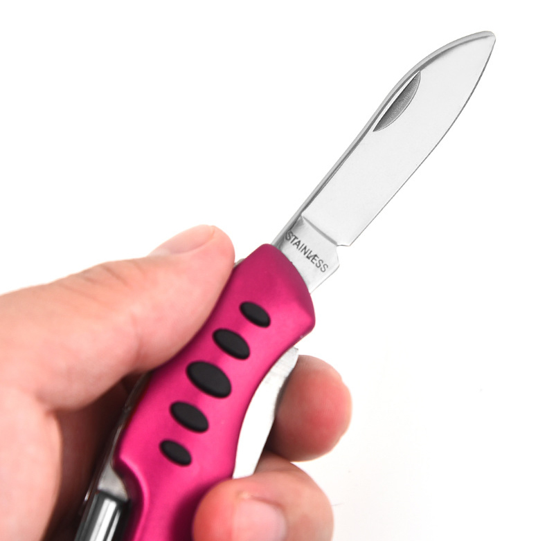 Hot Selling 2Cr13 Steel Blade Convenient Outdoor Camping Multi Functional Knife K5011LG5