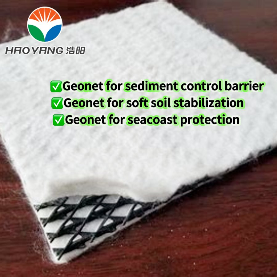 6m Width, 3D Composite Drainage Geonet in Landfill Network