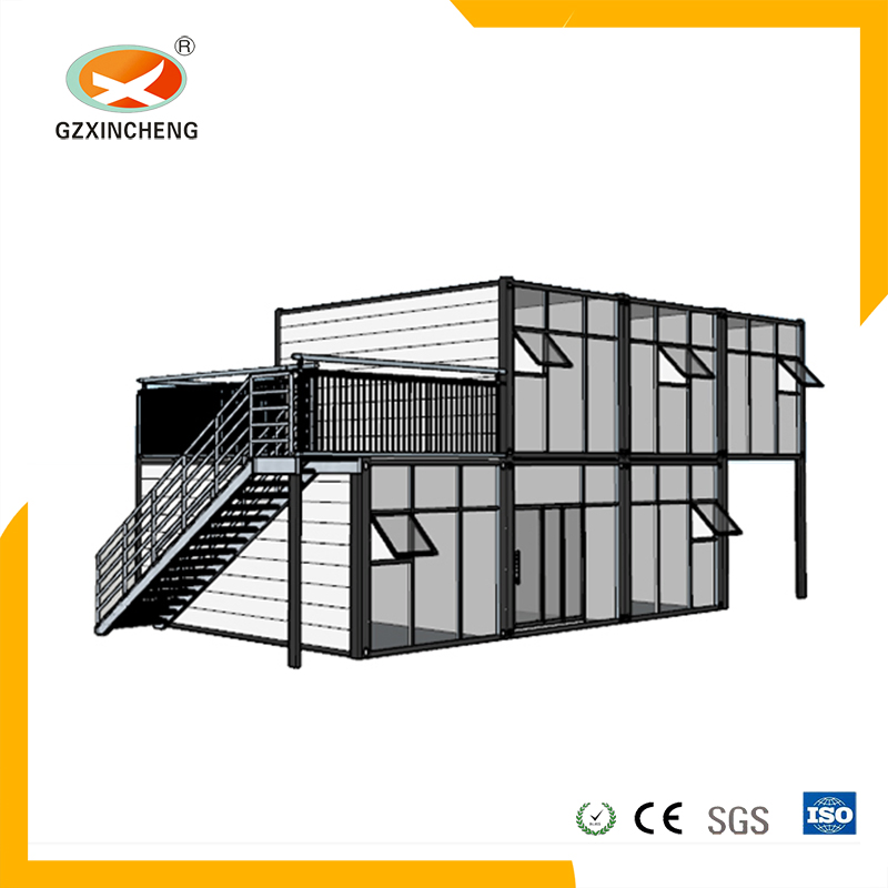 Waterproof Prefabricated Building Modular Dis-Mountable Steel Frame House for Hotel/Hospital