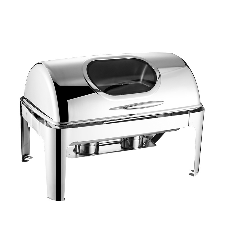Hotel Available Oblong Stainless Steel Food Display Buffet Chafing Dish