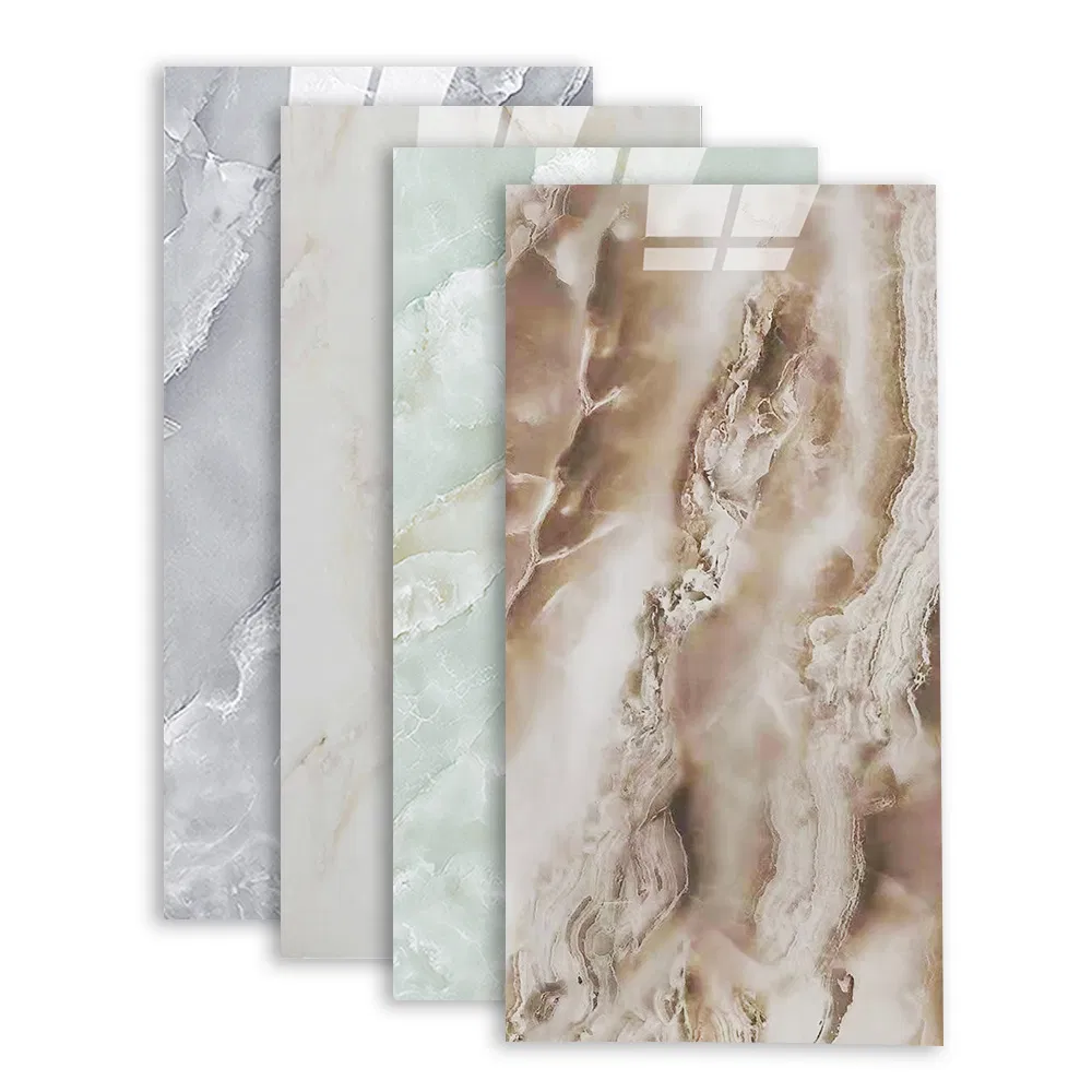 Pet Imitative Marble Tile Wallpaper XPE Foam Artificial Stone Tile Flexible Wall Sticker