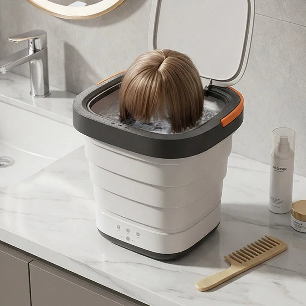 Moyu Mini Portable Washing Machine Xpb08-F1c Portable Foldable Mini Washer Clothes Washing and Spin Dryer for Home Travel