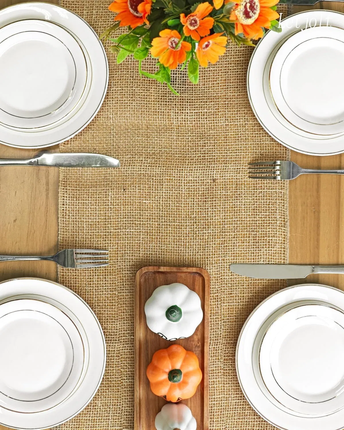 Burlap Table Runner 72 Inches Farmhouse Thanksgiving Table Runner Jute Table Runner Christmas Table Decor Jute Woven Fabric