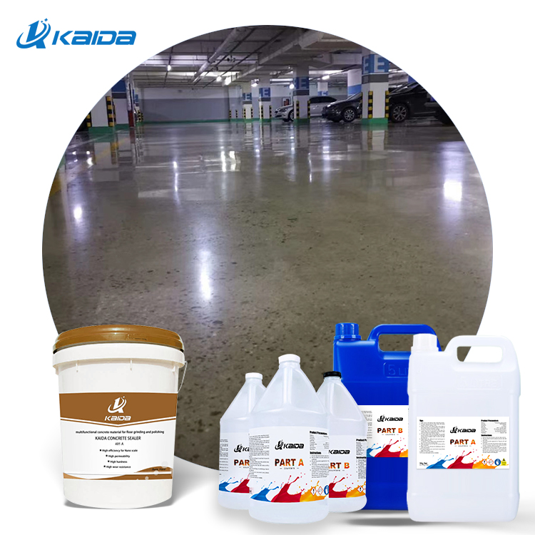 Kaida High-Quality Resin Hardener Light Color Epoxy Curing Agent for Concrete Curing Agent for Concrete Epoxy Self Leveling Floor Paint