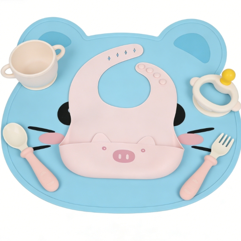 Source Factory Custom Machine Wash Food Grade Silicone Baby Bibs Baby / Kids Wear