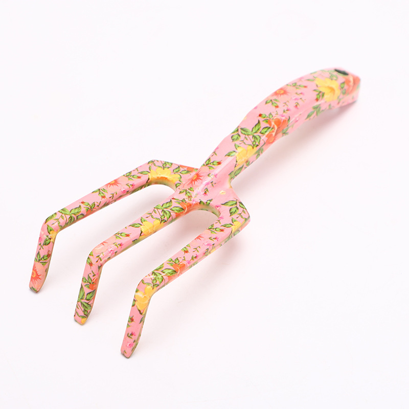 Cute Floral Aluminum Ladies Gardening Trowel Gloves Garden Tool Kit