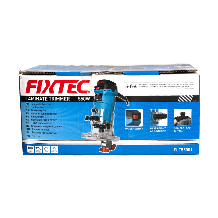 Fixtec Power Tools Electric Wood Trimmer 550W Laminate Hedge Trimmer Machine