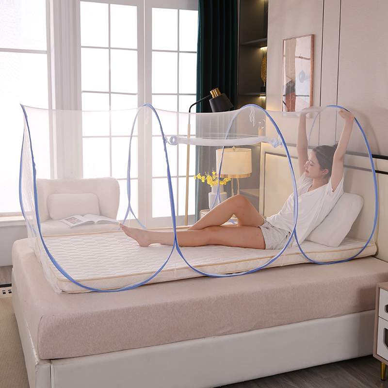 Single Person Automatic Summer Outdoor Pop-up Mosquito Net Tent Foldable & Waterproof with Ventilation