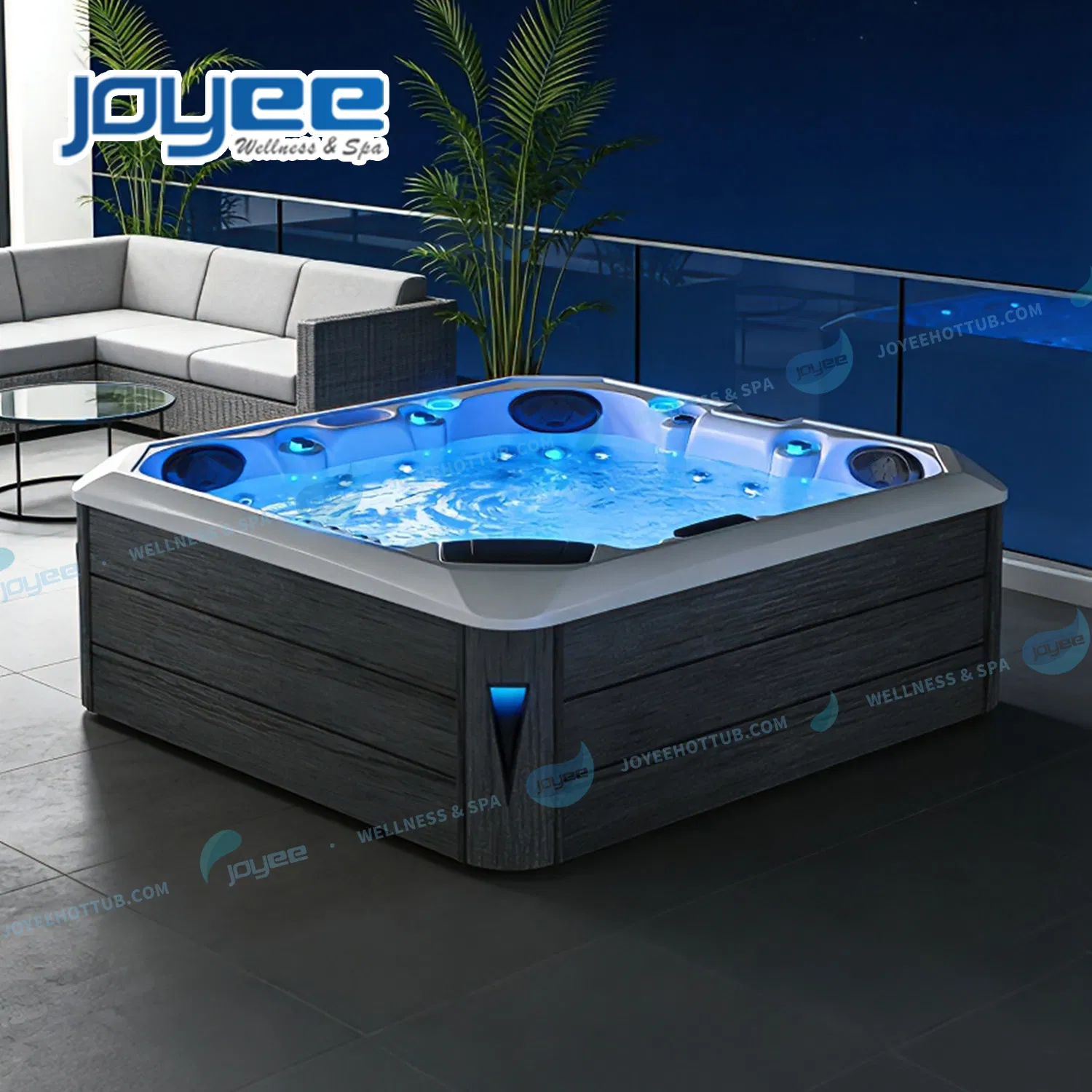 Гидромассажная ванна Joyee SPA для сада на 5 человек