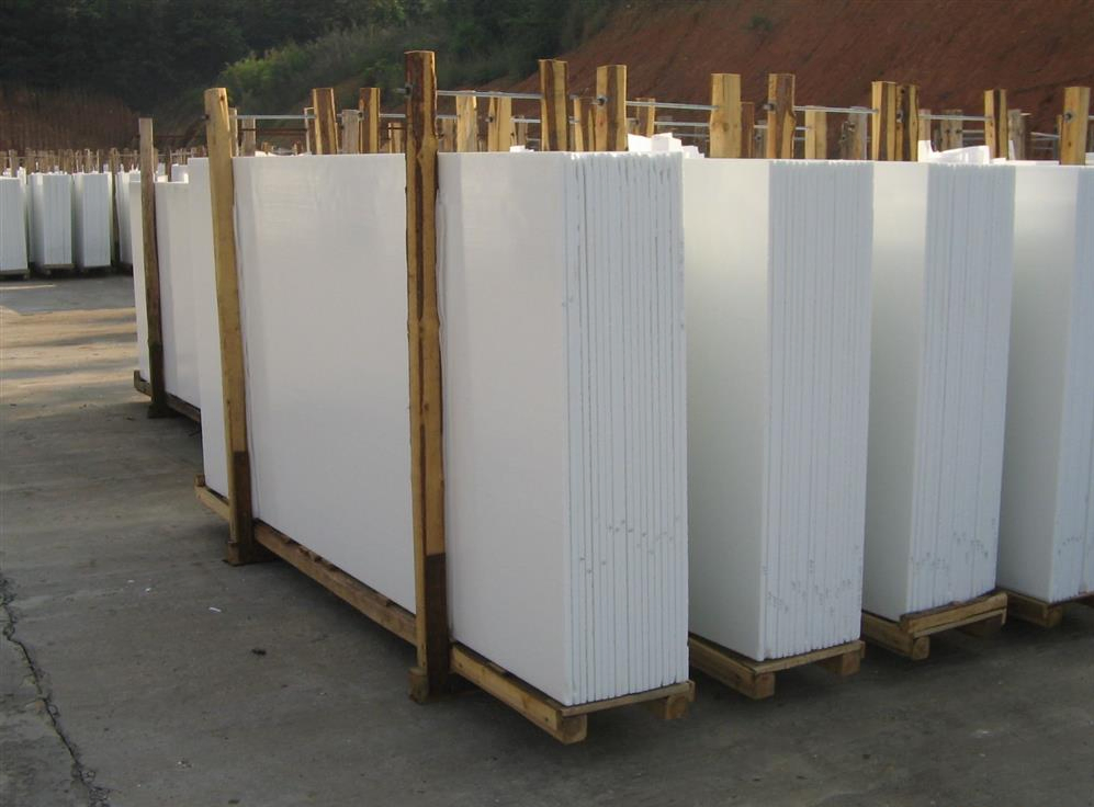 China Nano Crystallized Glass Panel Nano White Marble Stone Slabs
