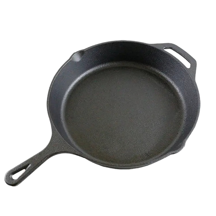 Чугунная сковорода с антипригарным покрытием