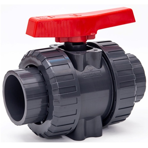 Superior Quality PVC Double Union Flange Ball Valve Reliable True Union Ball Valve for Industrial Use