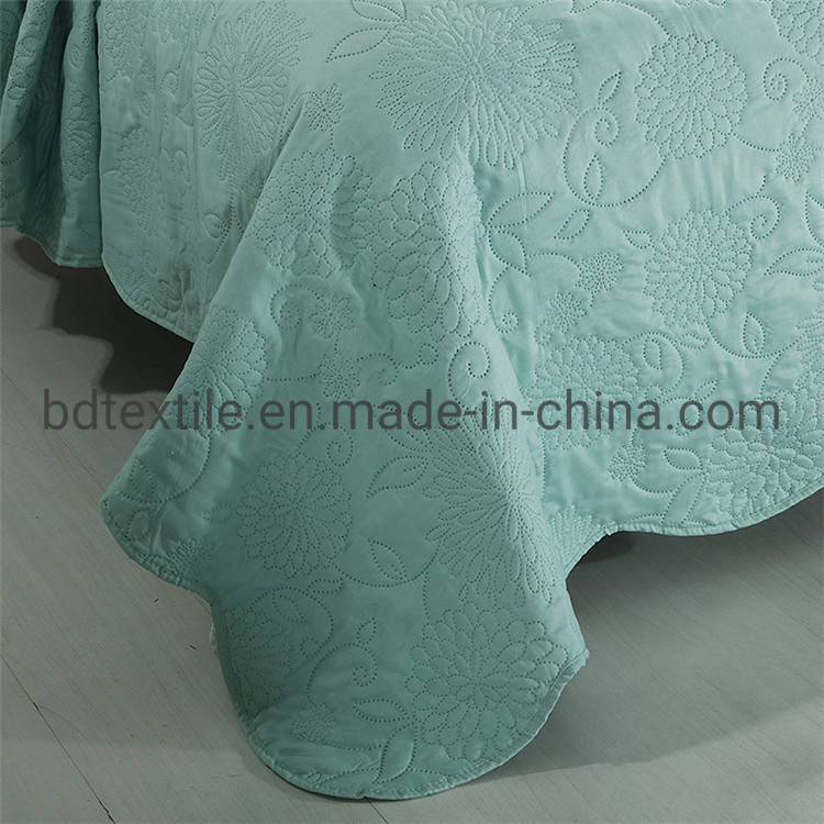 Polyester Ultrasonic Quilts Sheets Bed Bedding Set