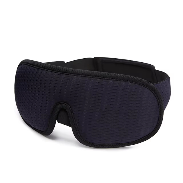 Sleep Eye Mask with Adjustable Soft Comfort Eye Shade Block out Light Warm and Cool Double-Sided Use