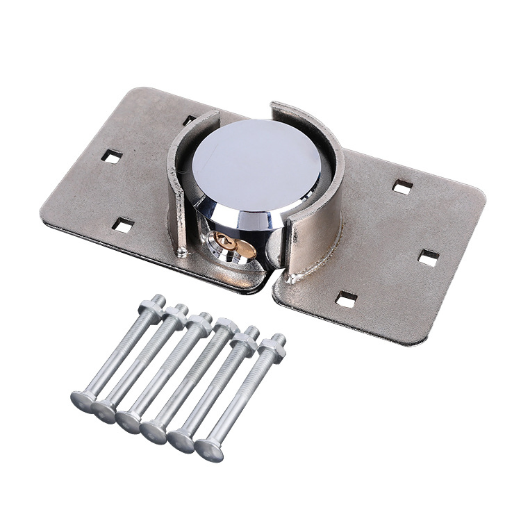 73mm Round Steel Puck Padlock for Truck Trailer