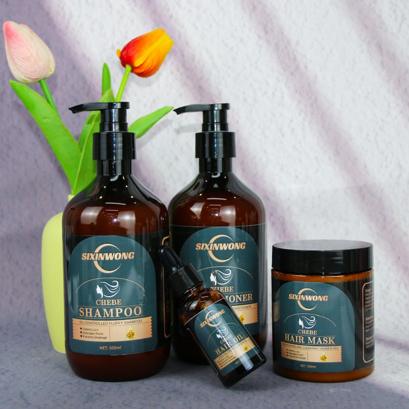 Beauty Cosmetics Chebe Prevent Hair Loss and Provide Nutrients Conditioner Shampoo Set