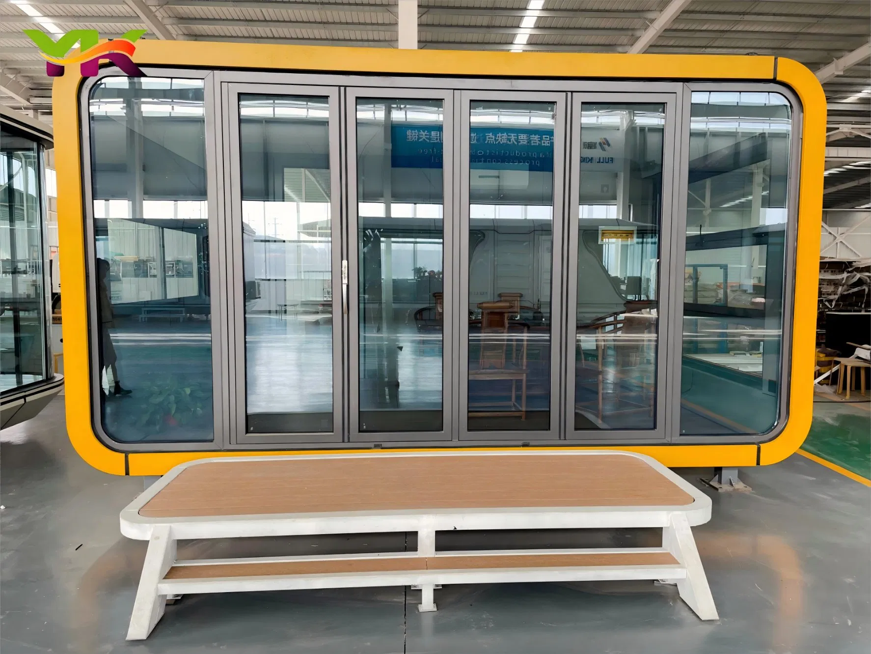 Camping Prefabricated Space Capsule House Price Cabin Tiny Outdoor Steel Prefab Tourism Mobile Mini Tiny Container Apple Pod Home Portable Cabinet for Sale