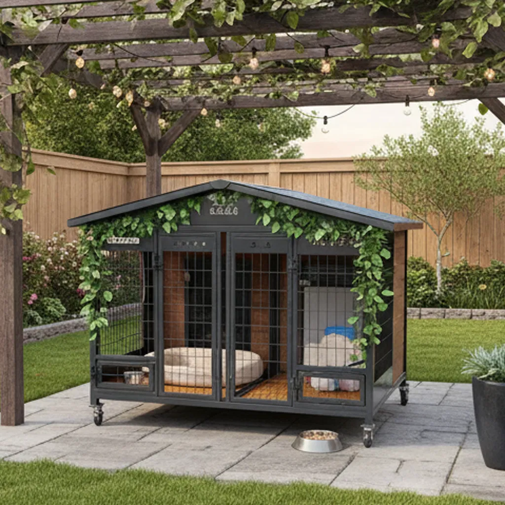 Factory Price Luxury Wooden Pet House Windproof and Waterproof