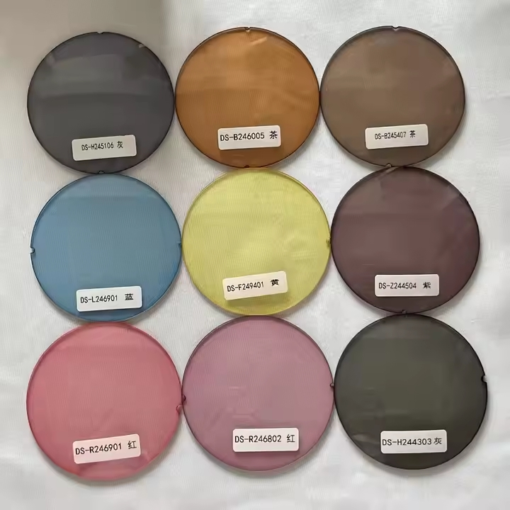 Summer Fashion Glasses Sunshade Exclusive Solid 1.61 Index Cr39 Sunglasses Lenses