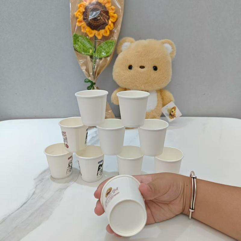 Custom Printed 2.5oz Disposable Coffee Paper Cups for Branding