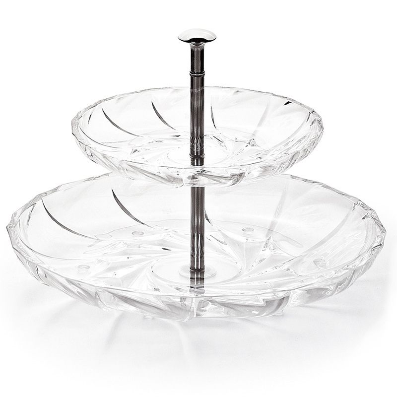 Plastic Dessert Fruit Tray Party Candy Plate for Cake Dessert