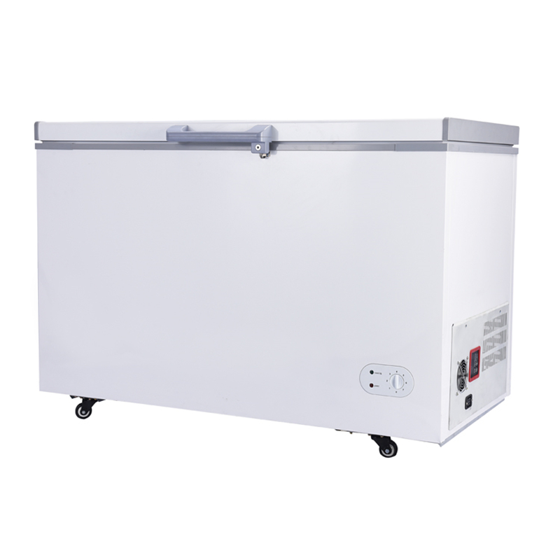 408 Liters Single Door DC Chest Deep Freezer with 110mm Foaming Insulation