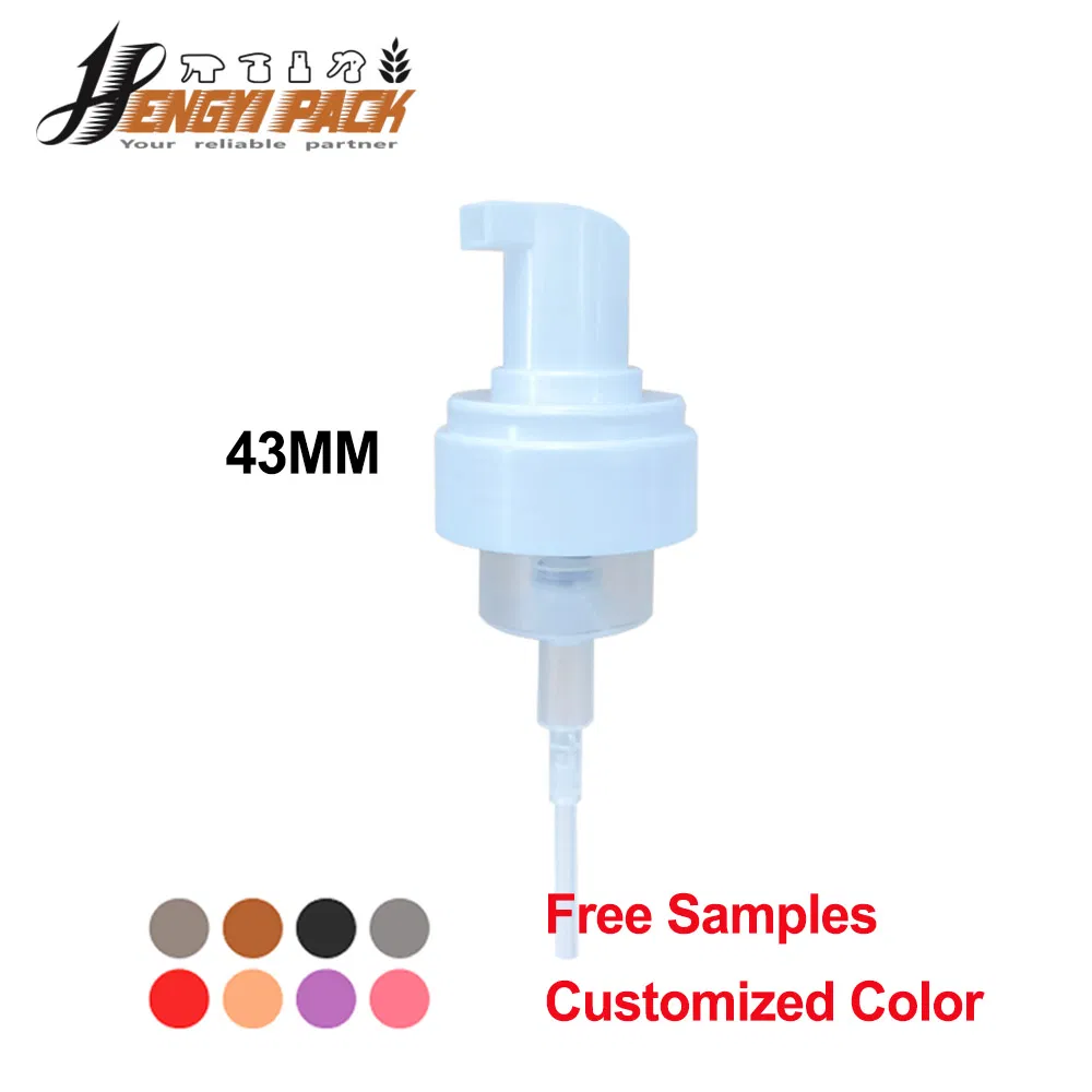 Yuyao Factory Foam Pump 43/410 42/410 40/410 Foaming Lotion Soap Shampoo Sanitizer Dispenser Pump Witn Outer Spring / Click Lock for Cosmetics