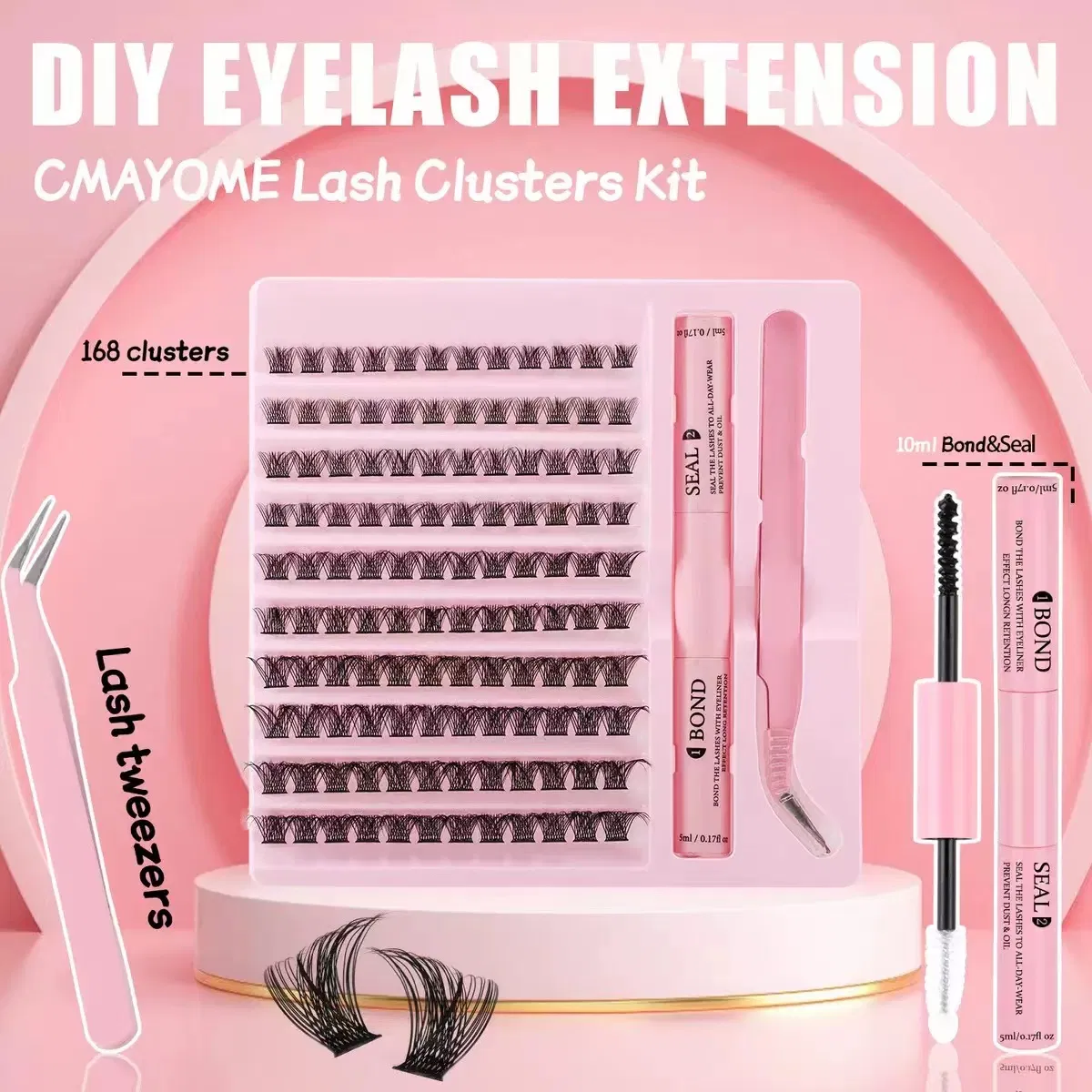 Wholesale DIY Eyelash Cluster Individual Lash 120PCS Eyelash Extension
