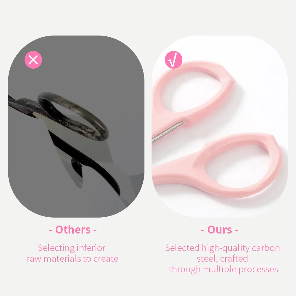 Fake Eyelash Eyebrow Paper Sewing Scissors Salon Hairdressing Makeup Nose Hair Cutting Tailor Scissors