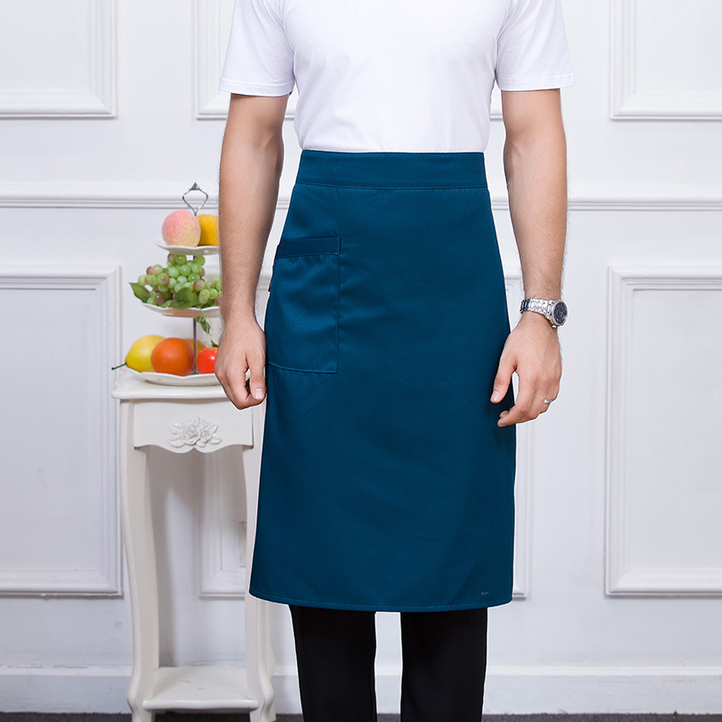 OEM Elegant Solid Color Cooking Apron for Home and Restaurant Use