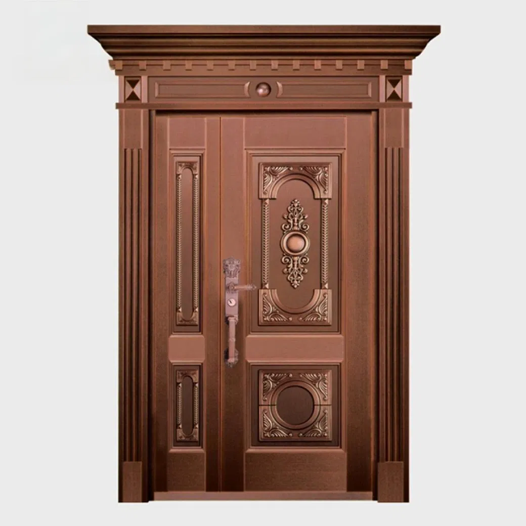 Входная металлическая дверь для коттеджа, сталь