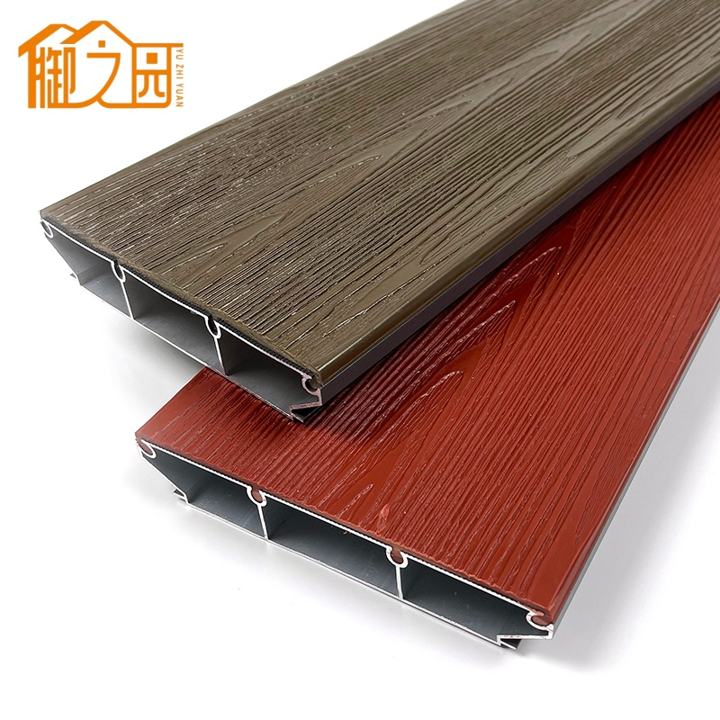 Cheap TPV Coating Outdoor Floor Aluminium Decking for Courtyard Walkway Terrace with Fire Retardant Replacing Plastic Wood