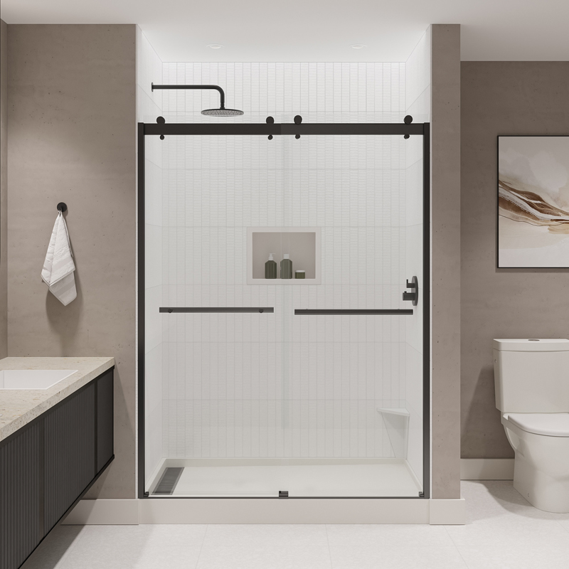 Customized Style 8mm Glass Thickness Showert Door Enclosure Glass Sliding Shower Room