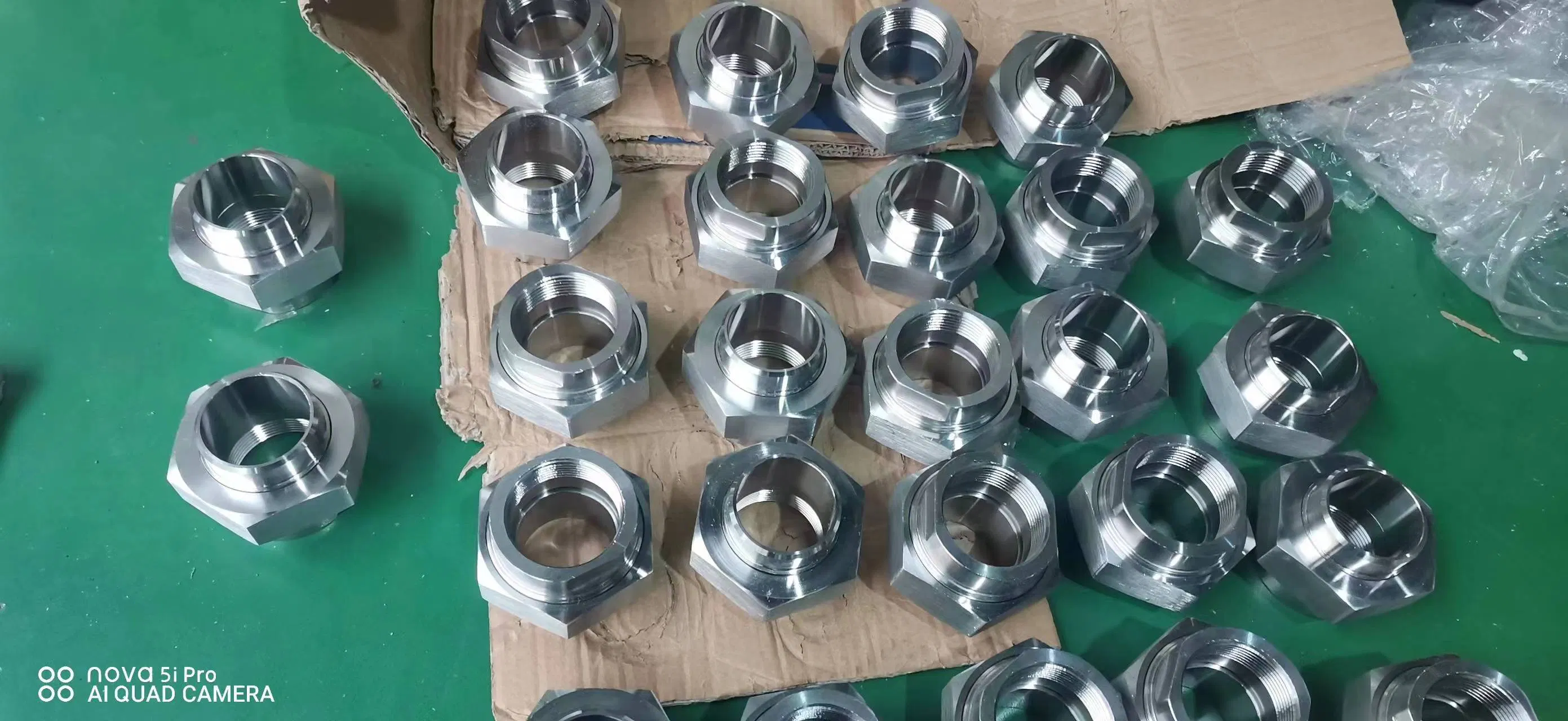 Water, Oil, Gas or Air Transfer Stainless Steel Threaded Coupling Fitting Union