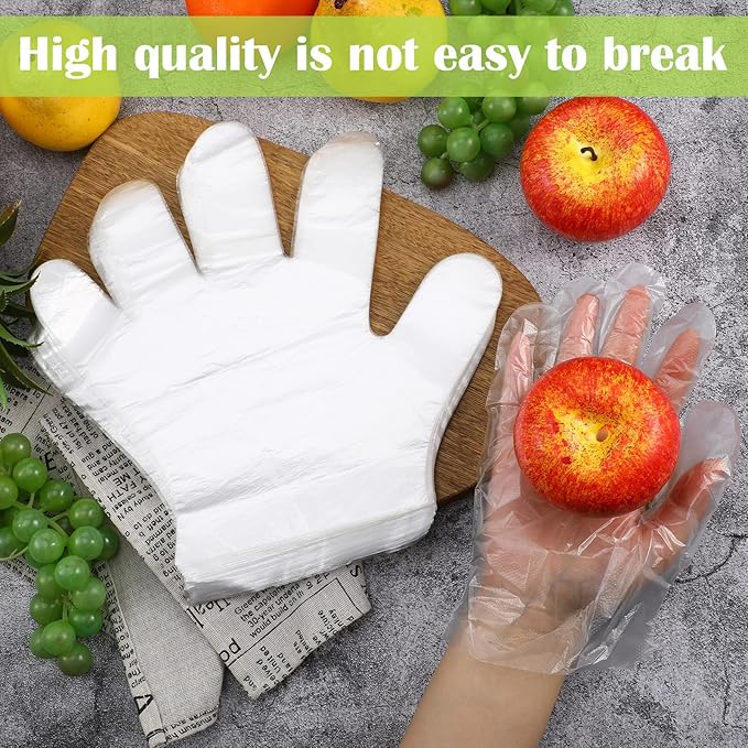 Premium HDPE Disposable Gloves for Food Safety Handling