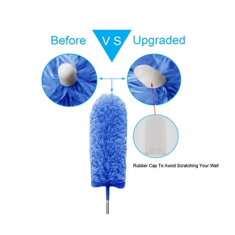 Superfine 100 Inches Telescopic Long Extension Handle Microfiber Bendable Duster
