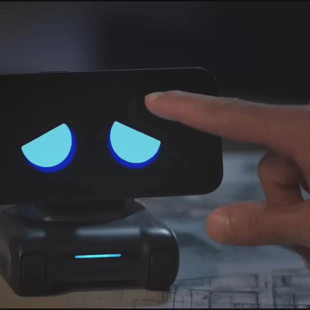 Chatgpt Deepseek Connect Wireless Phone Charger Smart Phone Charge Base Looi Desktop Ai Robot