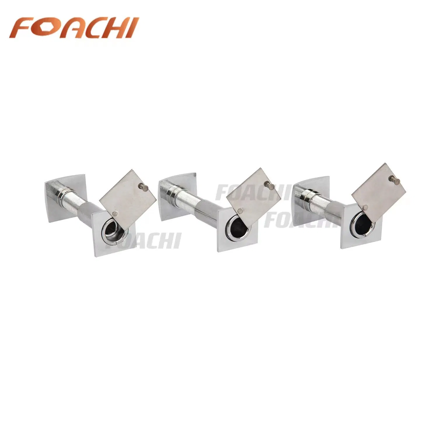 Security Brass Door Viewer with Wide Angle Lens Square Peephole for Interior Doors