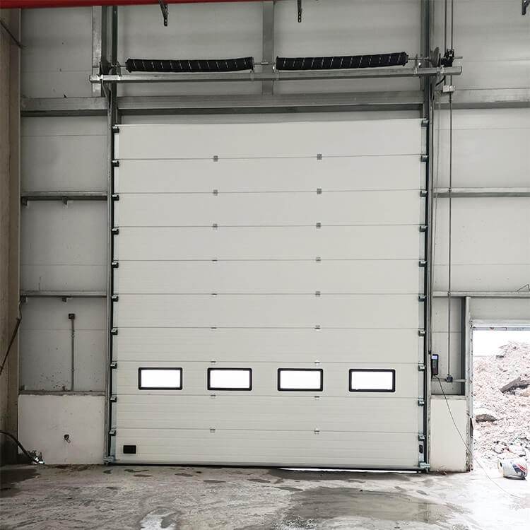 CE Certified Automatic Remote Control Sectional Sliding Automatic Door for Logistics Park