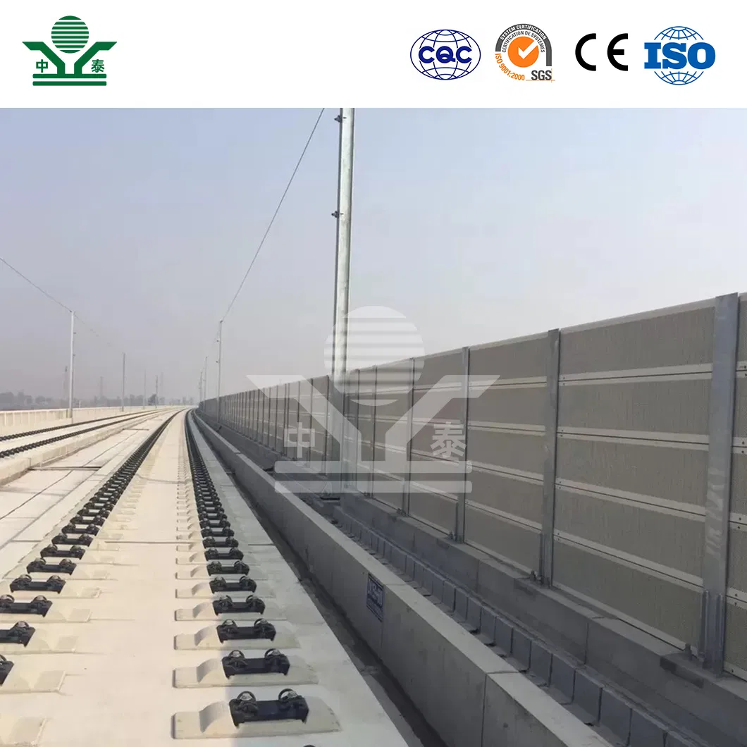 Zhongtai Door Panel Sound Barrier China Manufacturers Noise Screening Fence 1.0mm Thickness Railway Noise Barrier