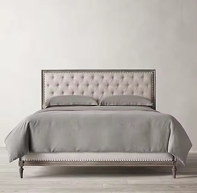 Кровать деревянная винтаж американский стиль