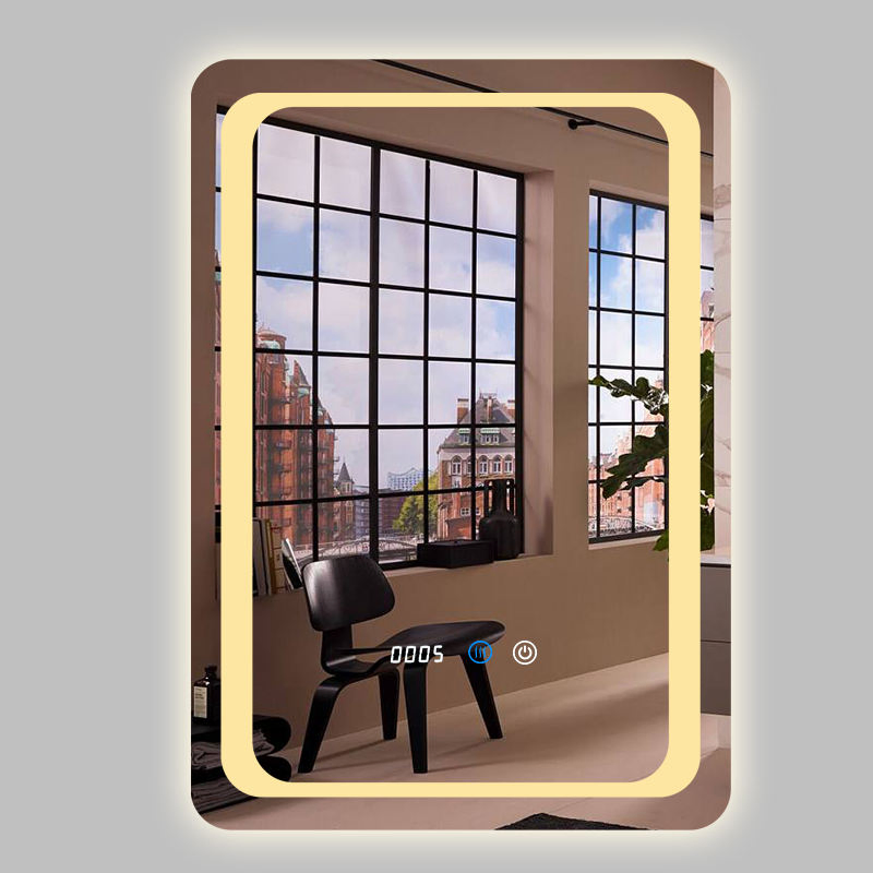 Умное зеркало для ванной с LED подсветкой и антизапотеванием