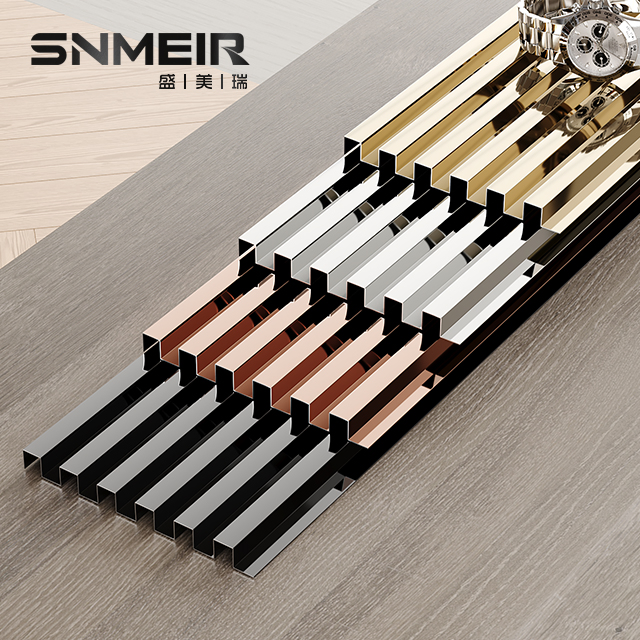Elegant Stainless Steel Grille Wall Panel for Modern Interior Decoration