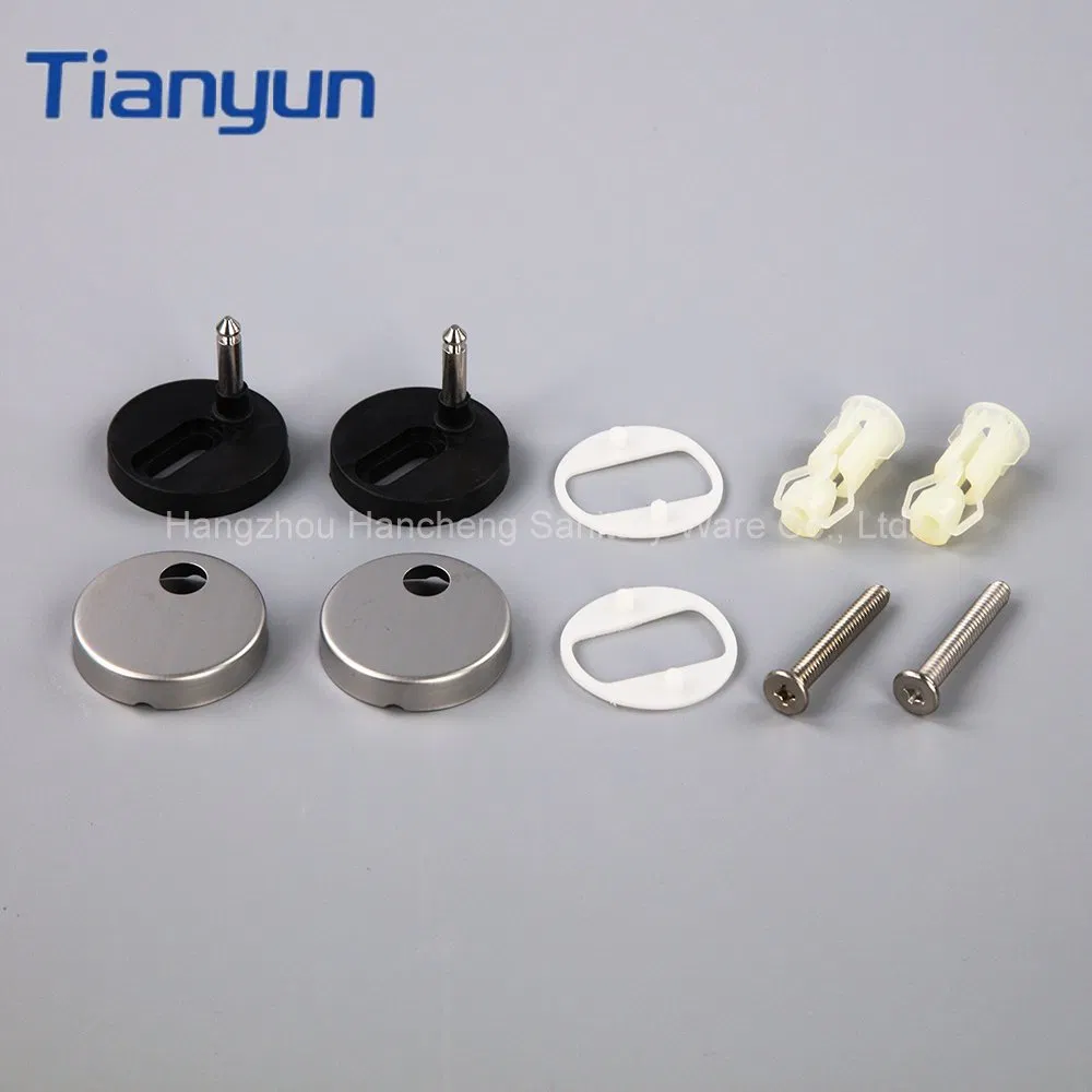 Easy Install Toilet Seat Accessories Fitting Ss Quick Release Hinges for Toilet Seat Cover