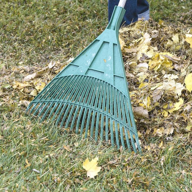 Gold Galvanized Adjustable Leaf Rake Headlarge Garden Leaf Rake Head 16 Teeth