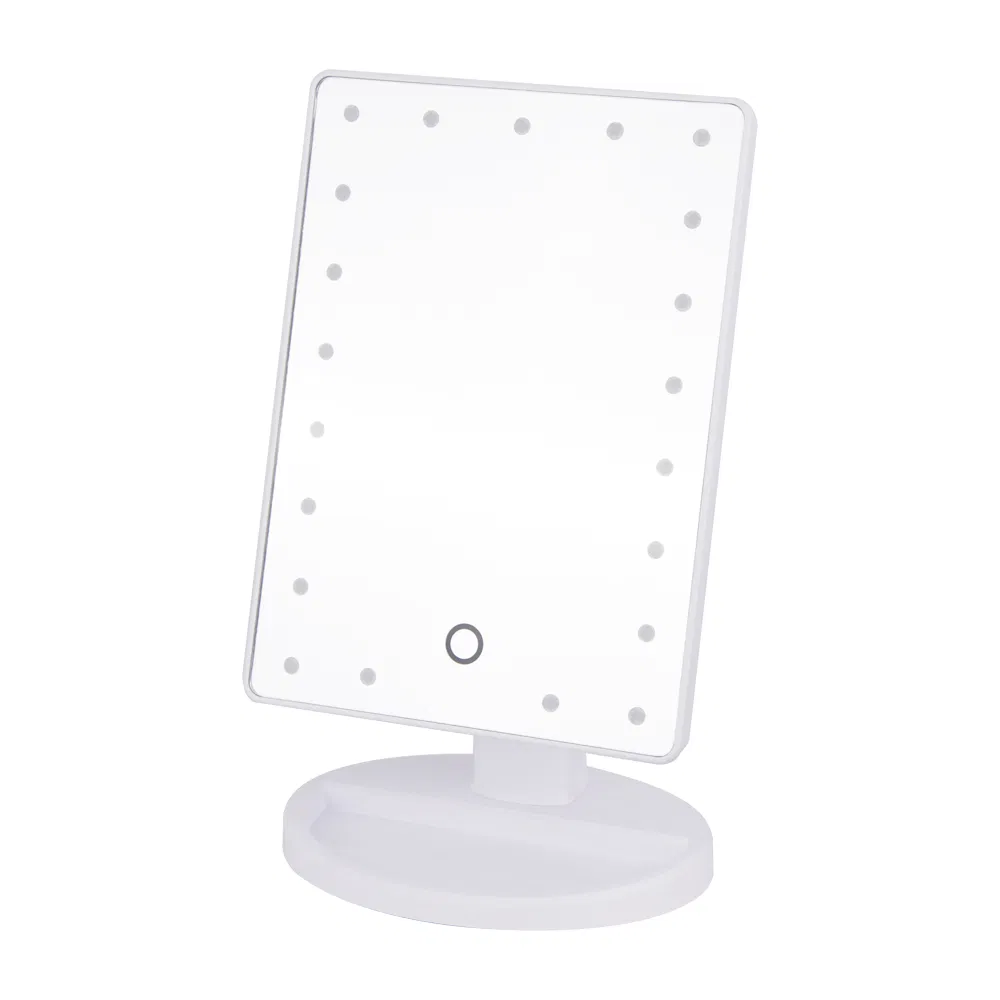 Amazon Hot Seller Hollywood Vanity Style Single Side 22 PCS LED Table Desk Top Beauty Makeup Mirror with Light